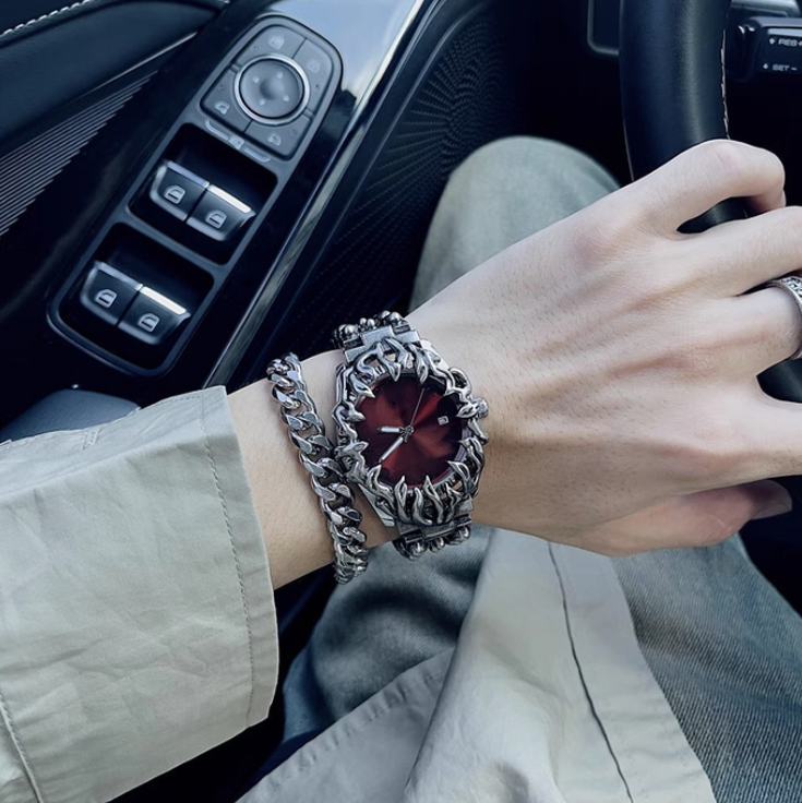 Montre "Flame Skeleton"