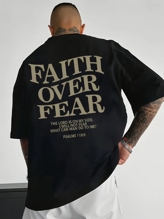 T-shirt "Faith Over Fear"